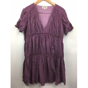 Listicle Purple Boho Dress